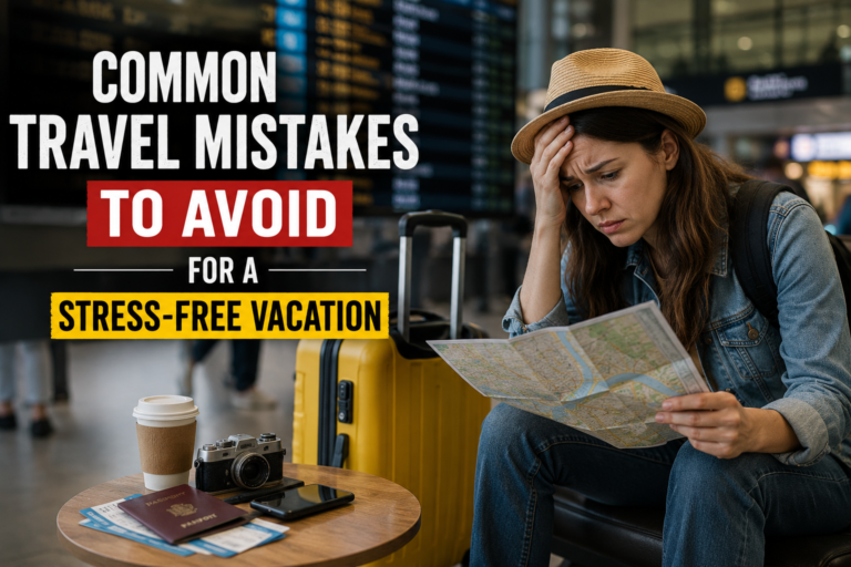 Common Travel Mistakes to Avoid for a Stress-Free Vacation