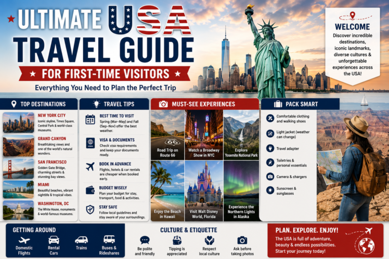 Ultimate USA Travel Guide for First-Time Visitors
